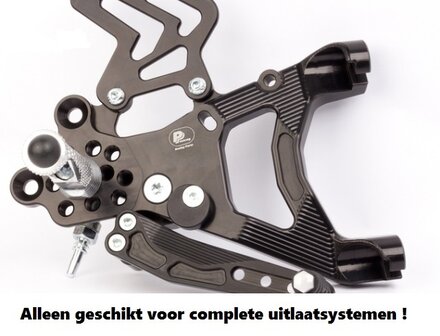 Rearset BMW S 1000RR, (2019&ndash;2021) Full Race Version / reverse shifting