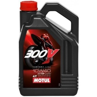 Motul 300V / 100% synthetisch / 10W40 / 4 liter 